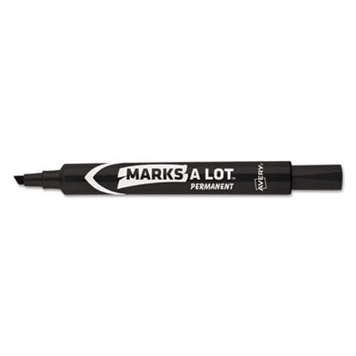 Black 2 per Pack Marks-A-Lot Permanent Marker Large Chisel Tip Black 2 per Pack Marks-A-Lot Permanent Marker Large Chisel Tip